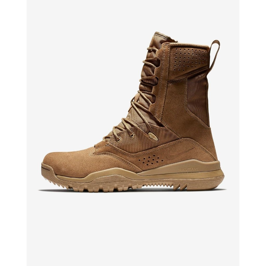 Nike Sfb Field 2 8" Tactical Boots Suede Leather Brown Aq1202-900 Men Sizes Nwob